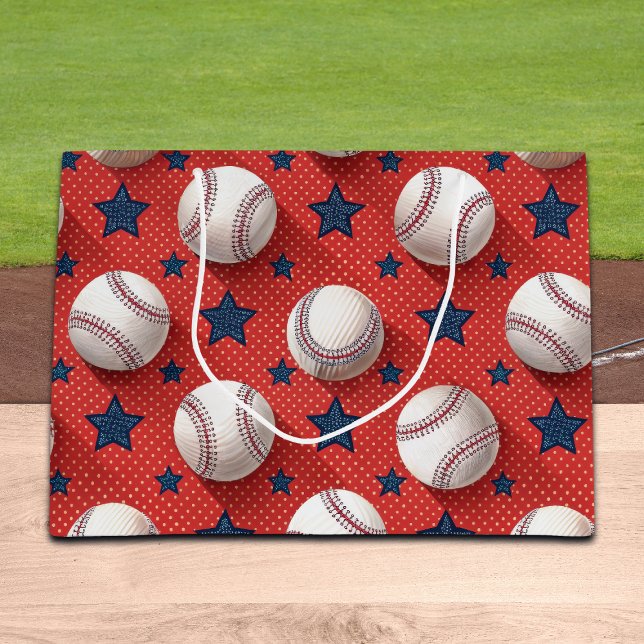 Baseball Theme Large Gift Bag (Creator Uploaded)
