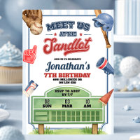 Baseball Theme Meet Us At The Sandlot Birthday