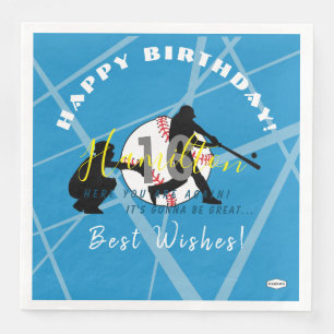 Baseball Theme Paper Napkins HAMbyWG