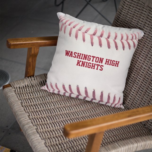 Baseball Theme Personalised Cushion (Creator Uploaded)