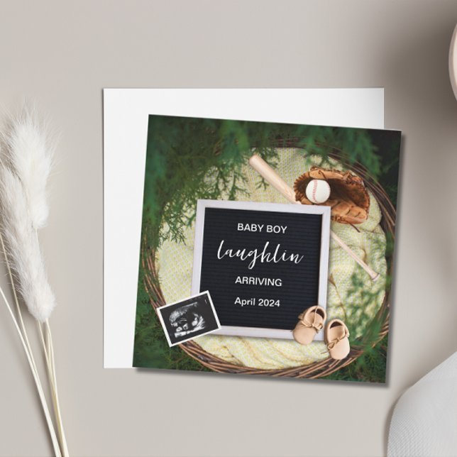 Baseball Theme Pregnancy Announcement (Baseball Theme Pregnancy Announcement)