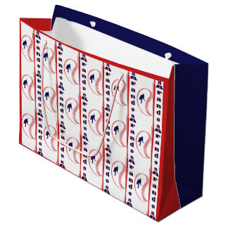 Baseball Themed All-Star Sports Large Gift Bag