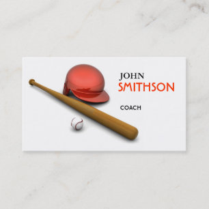 Baseball Themed Business Card