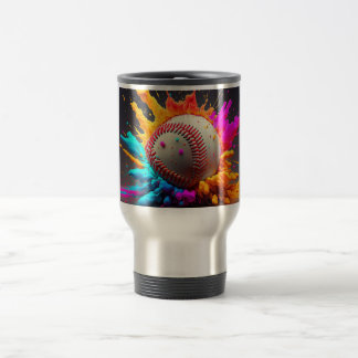 Baseball Thermal Tumbler Travel Mug