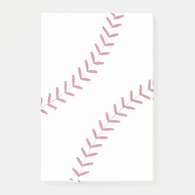 Baseball Threads Post-it Notes (Front)