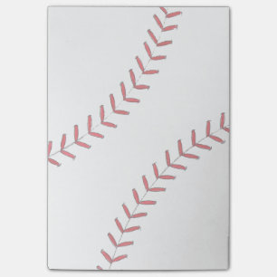 Baseball Threads Post-it Notes