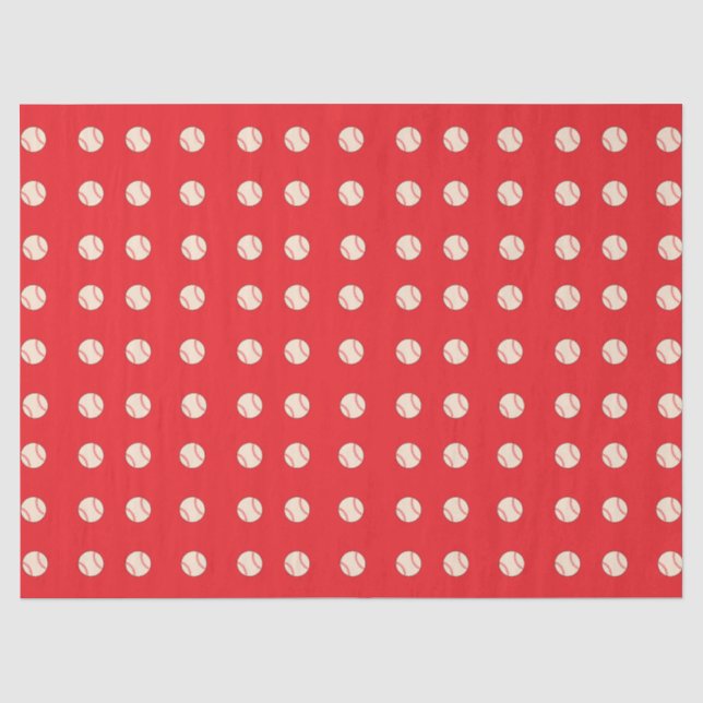Baseball Tissue Paper (Front)