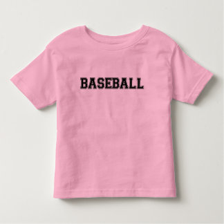 Baseball Toddler Ringer T-Shirt (Pink)
