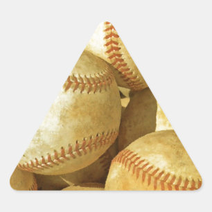 Baseball Triangle Sticker