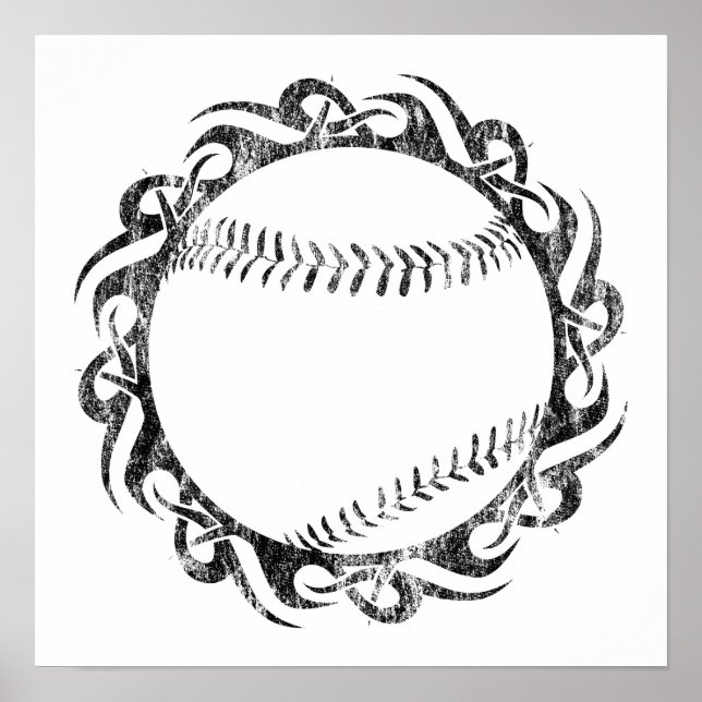 baseball : tribalz poster (Front)