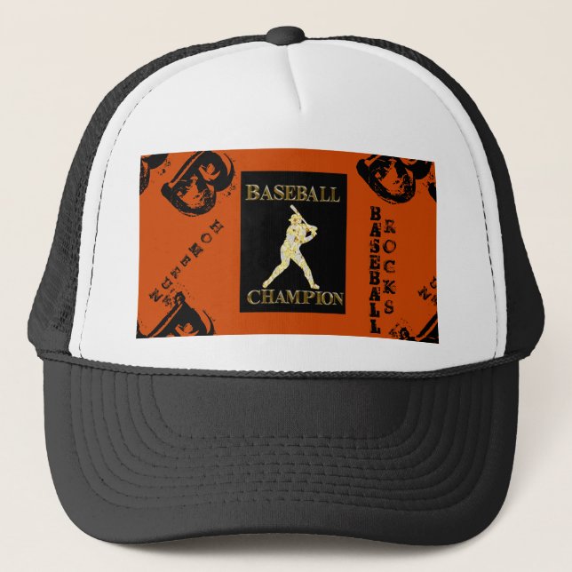 Baseball  trucker hat (Front)