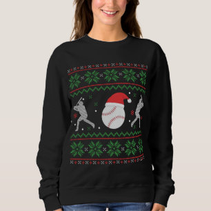 Baseball Ugly Christmas Sweater Funny Xmas Basebal