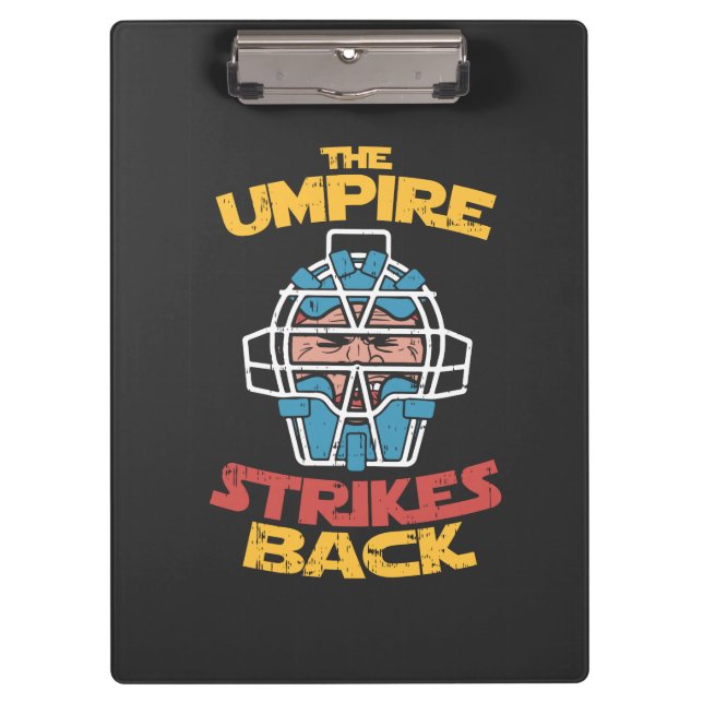 Baseball Umpire Clipboard (Front)