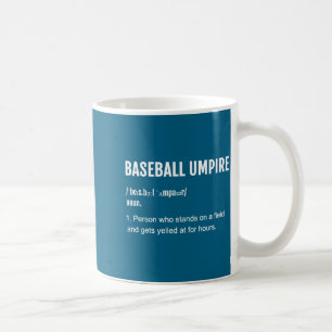 Baseball Umpire Definition 2 Design Coffee Mug