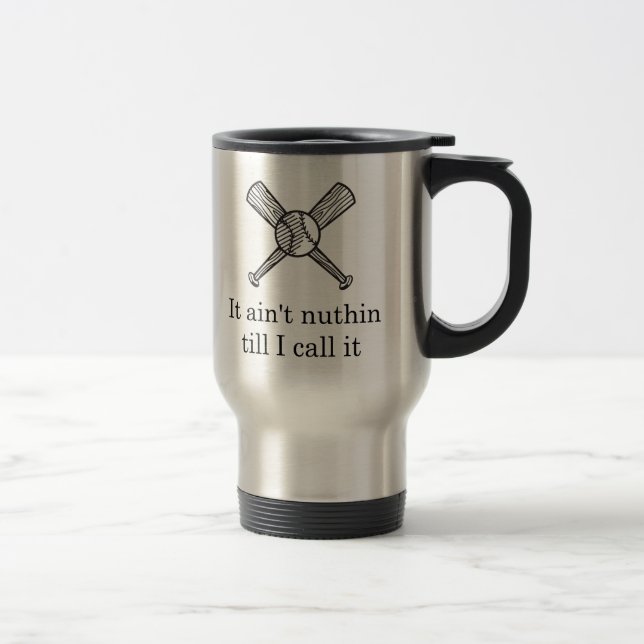 Baseball Umpire Travel Mug (Right)