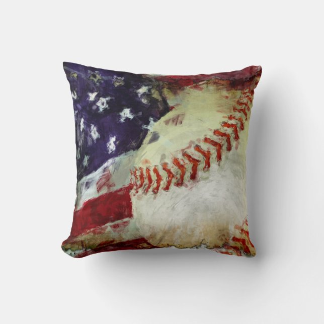 Baseball USA Cushion (Front)