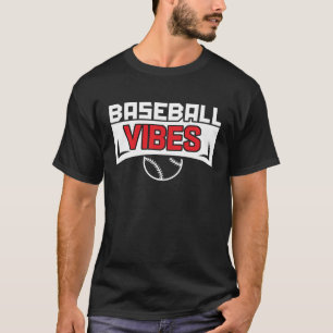 Baseball Vibes Baseball Coach Pitcher Batter Catch T-Shirt