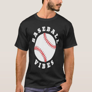 Baseball Vibes Sports Kids Mum Dad Men Women 1 T-Shirt