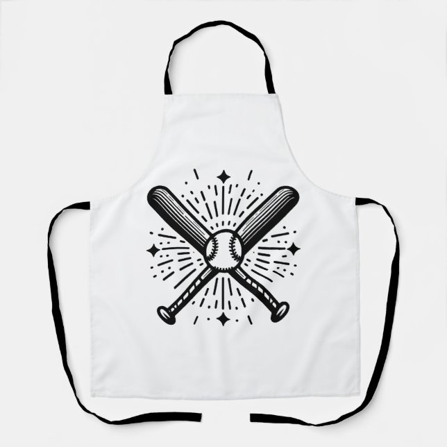 baseball vintage apron (Front)