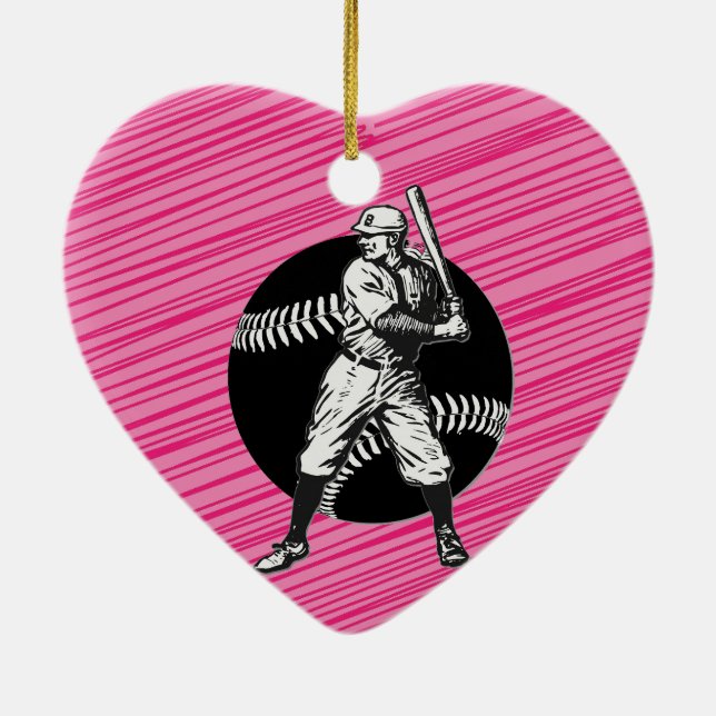 Baseball:Vintage Ceramic Ornament (Back)