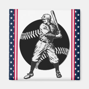 Baseball:Vintage Magnet