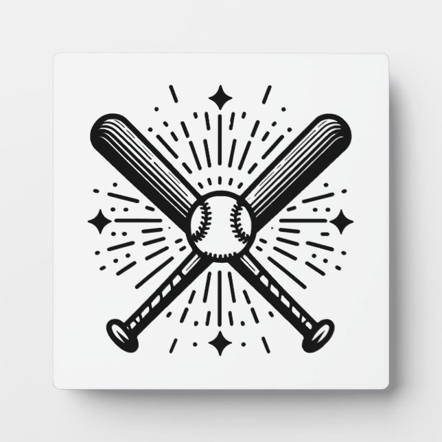 baseball vintage plaque (Front)