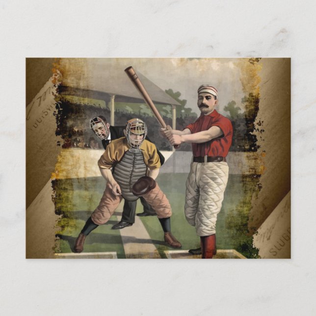 Baseball:Vintage Postcard (Front)