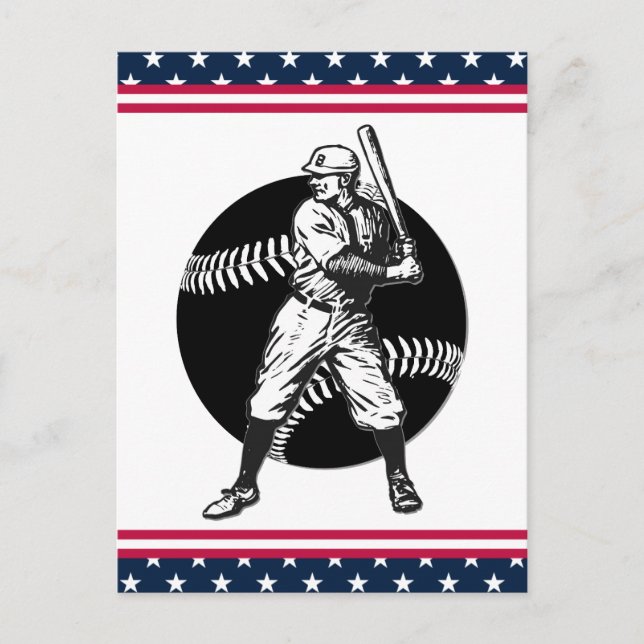 Baseball:Vintage Postcard (Front)
