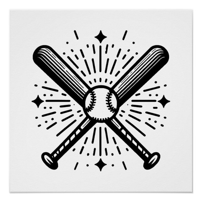 baseball vintage poster (Front)