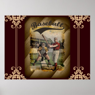 Baseball:Vintage Poster