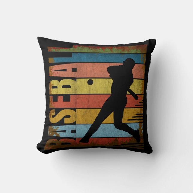 BASEBALL VINTAGE STYLE CUSHION (Front)
