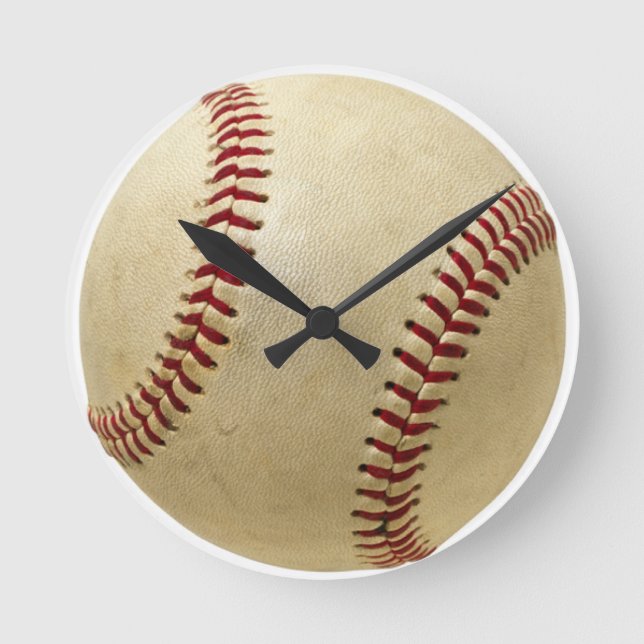 Baseball wall clock (Front)
