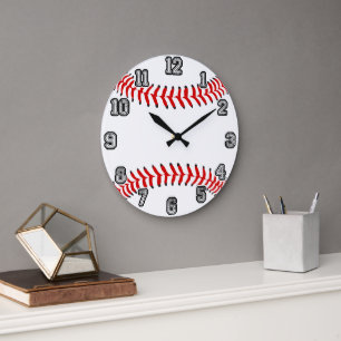 Baseball Wall Clock