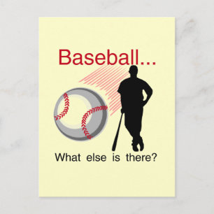 Baseball What Else T-shirts and Gifts Postcard