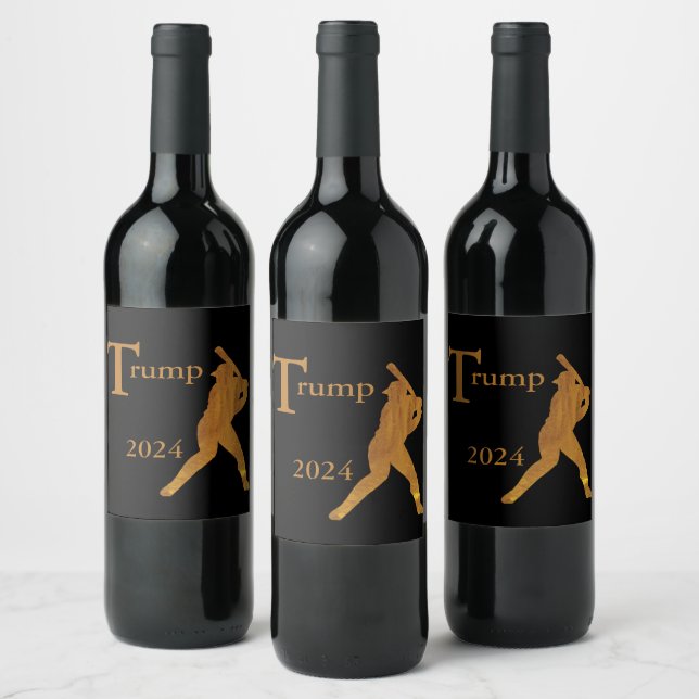 Baseball Wine Label (Bottles)