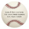 Baseball with Address