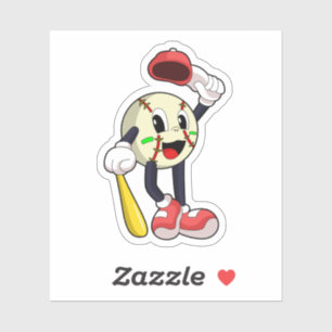 Baseball with Baseball bat