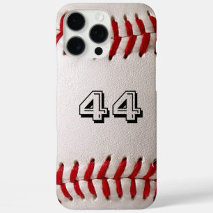 Baseball with Customisable Number iPhone 16 Pro Max Case