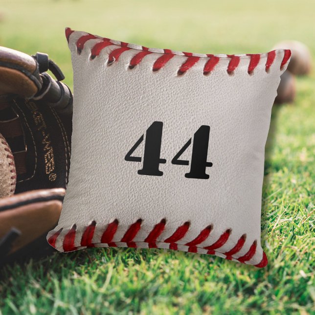 Baseball with Customisable Number Cushion (Creator Uploaded)