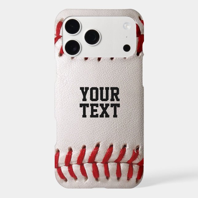Baseball with Customisable Text (Back)