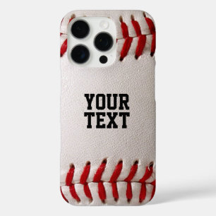 Baseball with Customisable Text iPhone 16 Pro Case