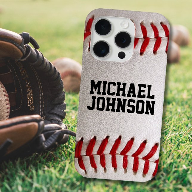 Baseball with Customisable Text Case-Mate iPhone Case (Creator Uploaded)