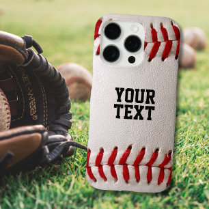 Baseball with Customisable Text iPhone 15 Pro Case