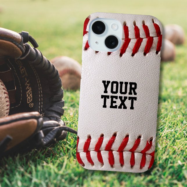 Baseball with Customisable Text Case-Mate iPhone Case (Creator Uploaded)