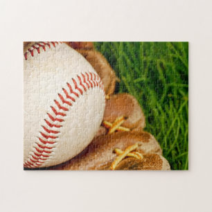 Baseball with Mitt Jigsaw Puzzle