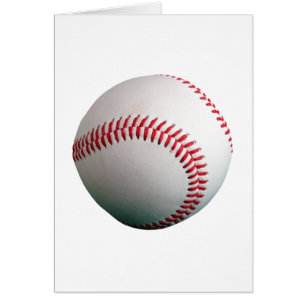 Baseball with Red Stitching