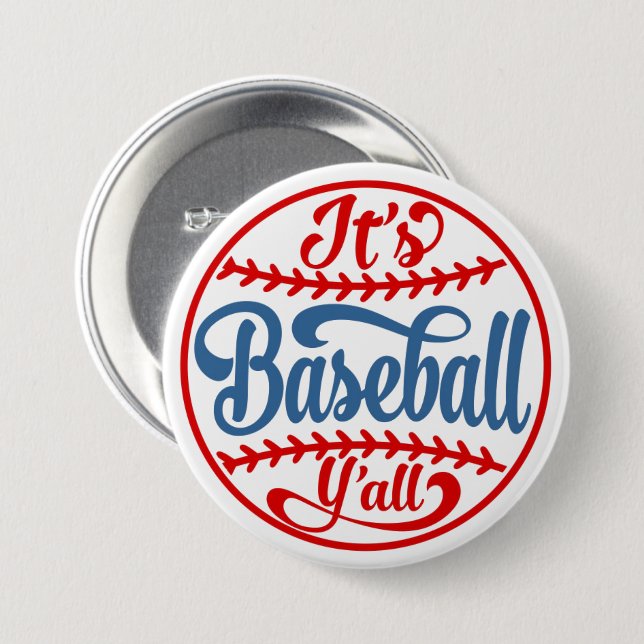 Baseball Y’all  Button (Front & Back)