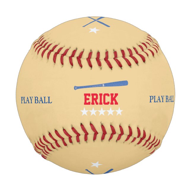 baseballer's personalised baseball (Front)