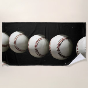 Baseballs Beach Towel