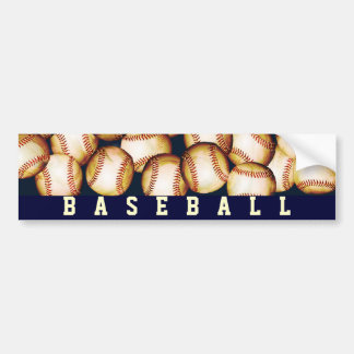 BASEBALLS BUMPER STICKER
